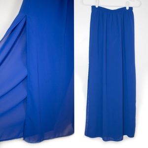 Blue Maxi Skirt